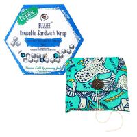 Buzzee Organic Beeswax Reusable Sandwich Wrap - Aqua