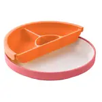 Omie - Toddler Plate & Divider Pink
