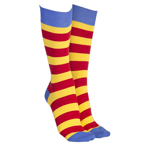 Sock Society - Bold Stripes Yellow/Red