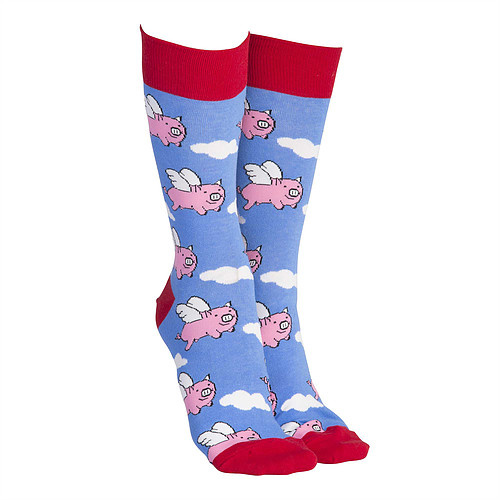 Sock Society - Pigs Might Fly Blue