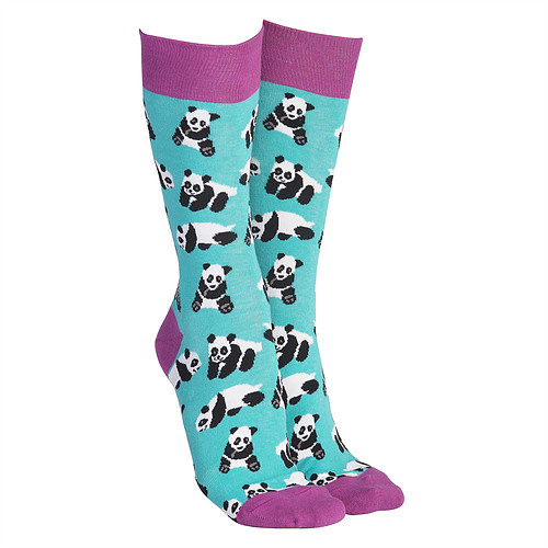 Sock Society - Panda Turquoise