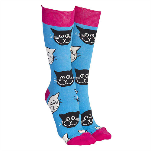 Sock Society - Kitty Cat Blue