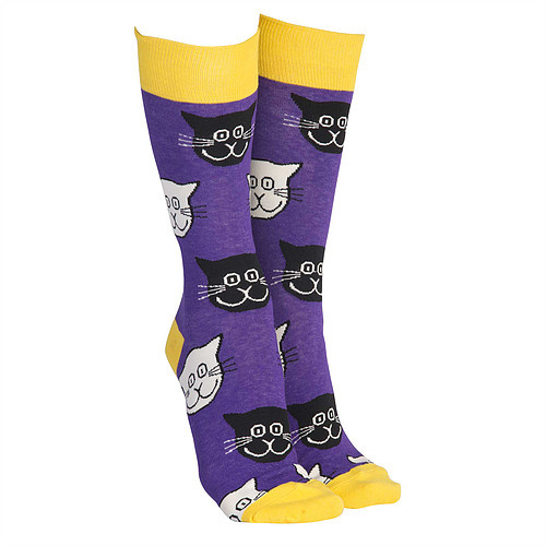 Sock Society - Kitty Cat Purple