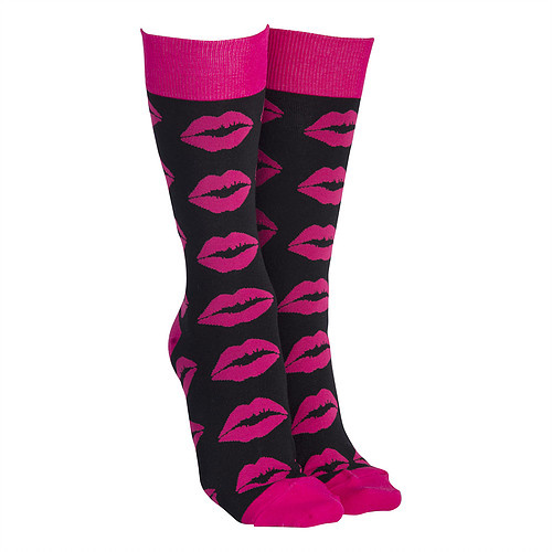 Sock Society - Hot Lips Black