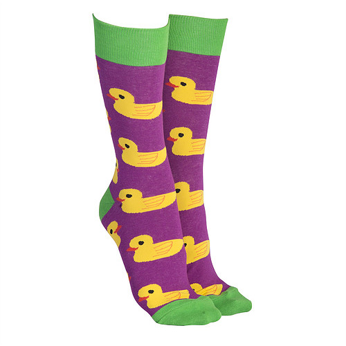 Sock Society - Rubber Duckies Purple