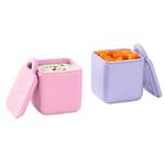 Omie - OmieDip Silicone Containers (Set of 2) Pink Purple