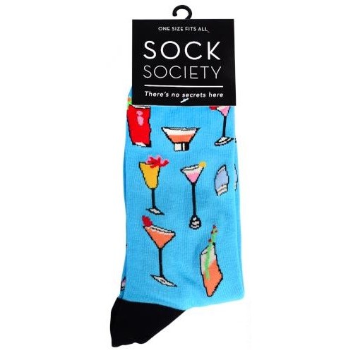Sock Society - Cocktails Blue