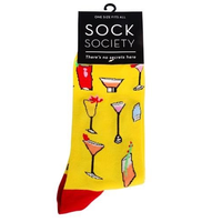 Sock Society - Cocktails Yellow