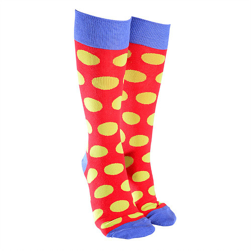 Sock Society - Ovals Purple/Red