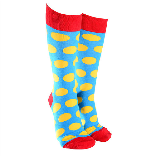 Sock Society - Ovals Red/Blue