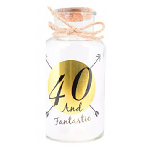 LED JAR - 40th Birthday