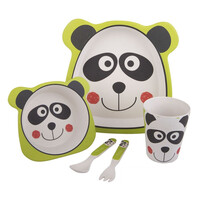 Bambeco Bamboo 5 Piece Kids Meal Set - Panda 