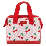 Sachi Insulated Lunch Bag - Chequered Cherries