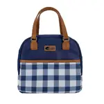 Sachi Style 237 Insulated Cali Lunch Bag - Indigo Gingham