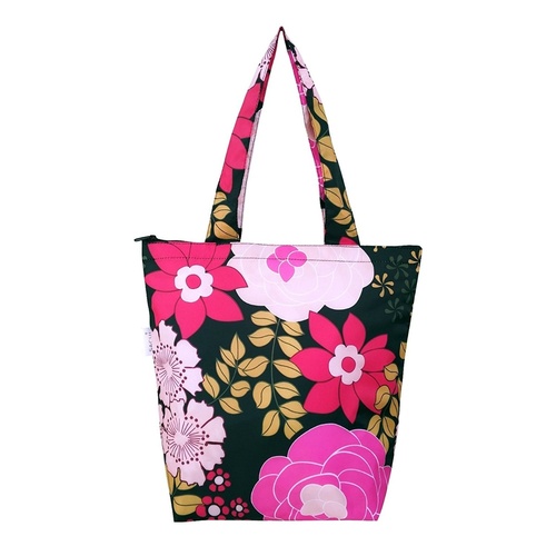 Sachi Insulated Folding Market Tote - Floral Blooms