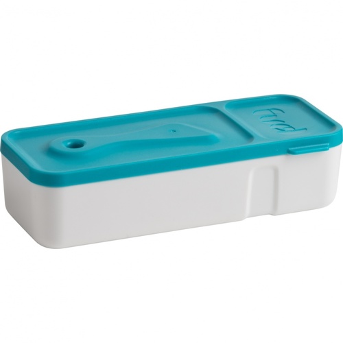 Trudeau Fuel Snack'n Dip Container - Tropical Blue