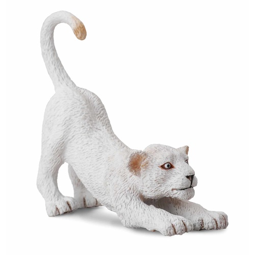 CollectA Wild Life - White Lion Cub - Stretching