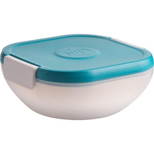 Trudeau Fuel Salad On The Go Container - Tropical Blue