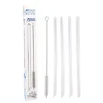 Oasis Moda Drink Bottle Straws with Cleaning Brush (Set of 4)