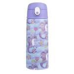 Oasis Double Wall Insulated Sipper Straw Kid's Drink Bottle - 550ml Mermaid Unicorns