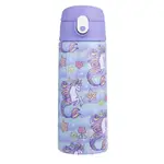 Oasis Double Wall Insulated Sipper Straw Kid's Drink Bottle - 550ml Mermaid Unicorns