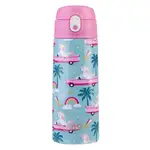 Oasis Double Wall Insulated Sipper Straw Kid's Drink Bottle - 550ml Pink Cadillac
