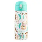 Oasis Double Wall Insulated Sipper Straw Kid's Drink Bottle - 550ml Sleepy Sloths