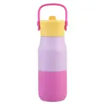 Oasis Double Wall Insulated Sipper Jnr Drink Bottle - 400ml Bubblegum Pink