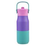 Oasis Double Wall Insulated Sipper Jnr Drink Bottle - 400ml Mermaid Purple