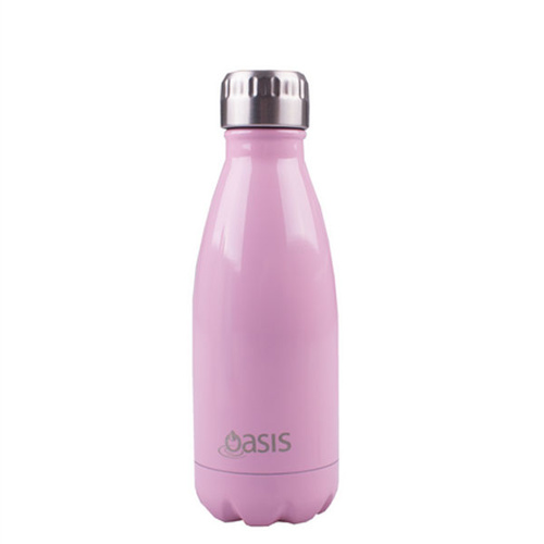 Oasis Insulated Drink Bottle - 350ml Powder Pink