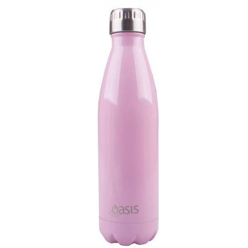 Oasis Insulated Drink Bottle - 500ml Powder Pink
