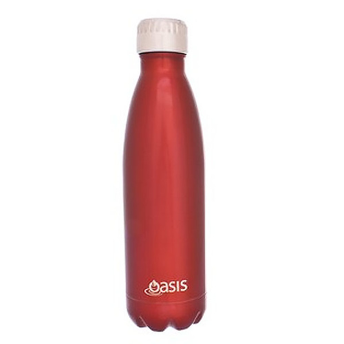 Oasis Insulated Drink Bottle - 500ml Red