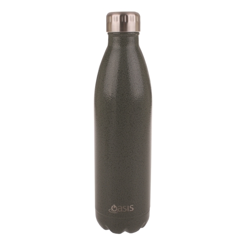 Oasis Insulated Drink Bottle - 750ml Hammertone Eucalyptus