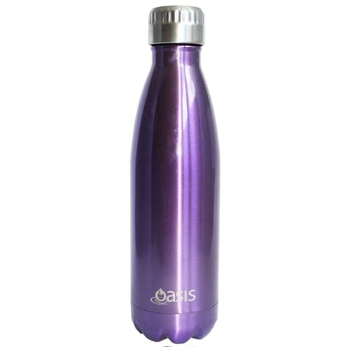 Oasis Insulated Drink Bottle - 750ml Purple