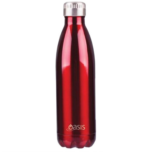 Oasis Insulated Drink Bottle - 750ml Red