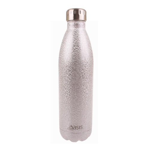 Oasis Insulated Drink Bottle - 750ml Shimmer Silver