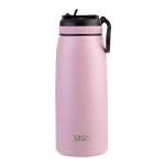 Oasis Sports Double Wall Insulated Water Bottle with Sipper - 780ml Blush