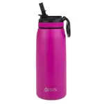 Oasis Sports Double Wall Insulated Water Bottle with Sipper - 780ml Fuschia