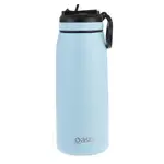 Oasis Sports Double Wall Insulated Water Bottle with Sipper - 780ml Island Blue