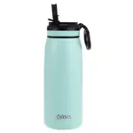 Oasis Sports Double Wall Insulated Water Bottle with Sipper - 780ml Mint