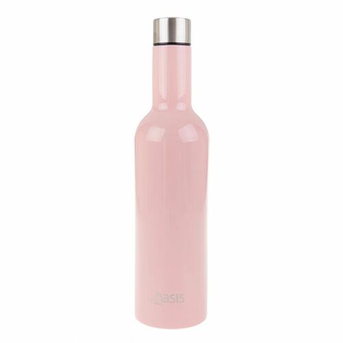 Oasis Insulated Wine Traveller - 750ml Soft Pink