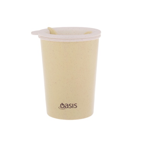 Oasis Insulated Eco Cup with Lid - 300ml Green