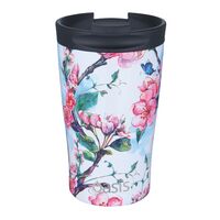Oasis Insulated Travel Coffee Cup With Lid - 350ml Spring Blossom
