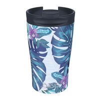 Oasis Insulated Travel Coffee Cup With Lid - 350ml Tropical Paradise