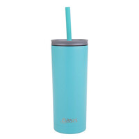 Oasis Insulated Super Sipper Tumbler with Silicone Straw - 600ml Turquoise