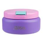 Oasis Double Wall Insulated Quick Release Lid Food Flask - 230ml Mermaid Purple