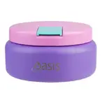 Oasis Double Wall Insulated Quick Release Lid Food Flask - 230ml Mermaid Purple