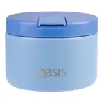 Oasis Double Wall Insulated Quick Release Lid Food Flask - 300ml Blue