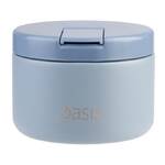 Oasis Double Wall Insulated Quick Release Lid Food Flask - 300ml Hazy Blue