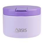 Oasis Double Wall Insulated Quick Release Lid Food Flask - 300ml Lilac